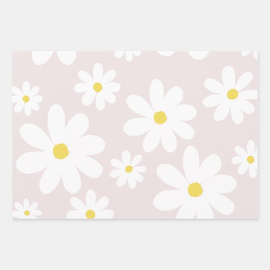 Daisies Inpakpapier Vel (Voorkant 2)