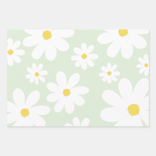 Daisies Inpakpapier Vel (Voorkant)