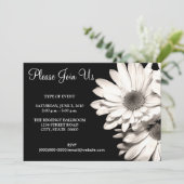 Daisies Invitations Kaart (Staand voorkant)