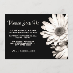 Daisies Invitations Kaart
