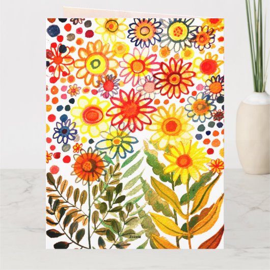 Daisies Kaart (Achterkant)