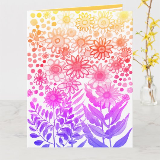 Daisies Kaart (Gele Bloem)