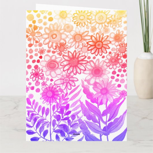 Daisies Kaart (Achterkant)