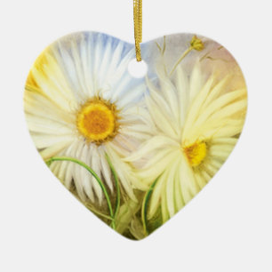 Daisies Keramisch Ornament