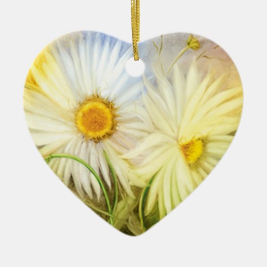 Daisies Keramisch Ornament (Voorkant)