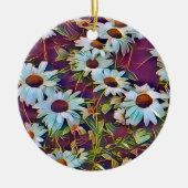 DAISIES KERAMISCH ORNAMENT (Voorkant)