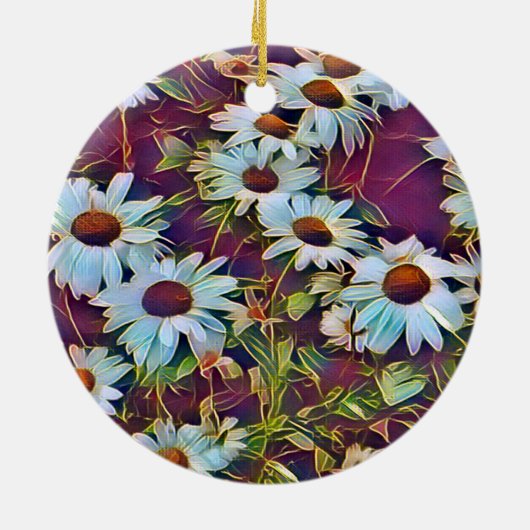DAISIES KERAMISCH ORNAMENT (Achterkant)
