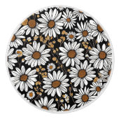 Daisies Keramische Knop (Voorkant)
