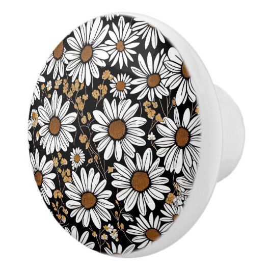 Daisies Keramische Knop (Rechts)