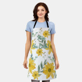 Daisies "Kiss the Cook",  TEKST! Schort (Gedragen)