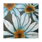 "Daisies" Kitchen Garden Ceramic Tile Tegeltje (Voorkant)
