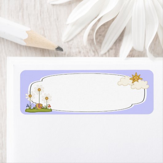 Daisies Label (Insitu)