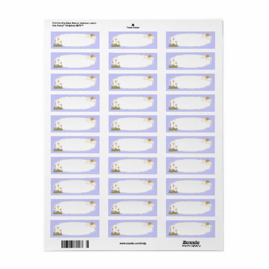 Daisies Label (Full Sheet)