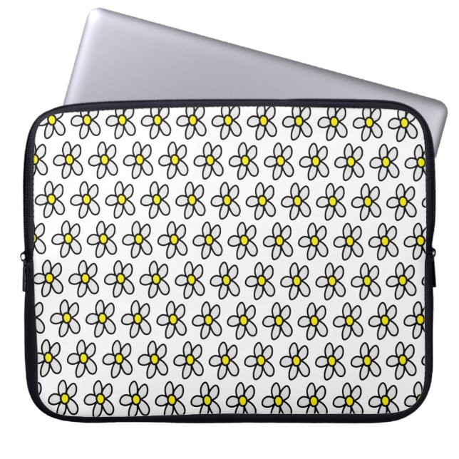 Daisies Laptop Sleeve (Voorkant)