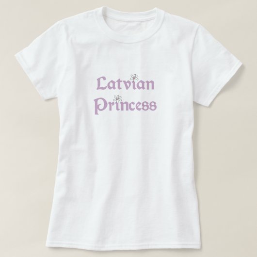 Daisies Latvian Princess T-shirt (Design voorkant)