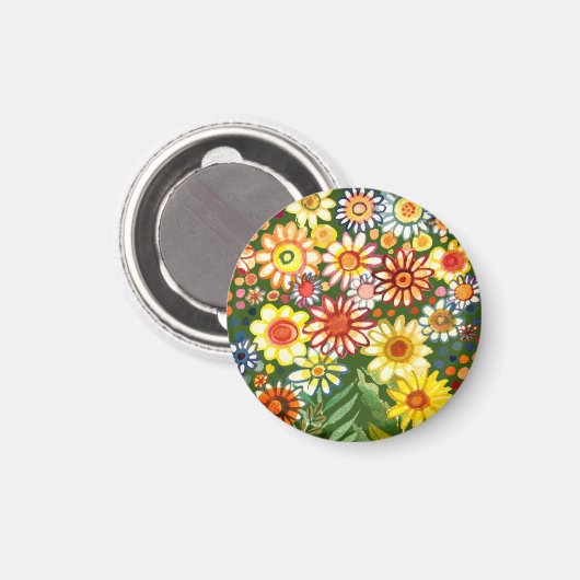 Daisies Magneet (Voorkant / Achterkant)