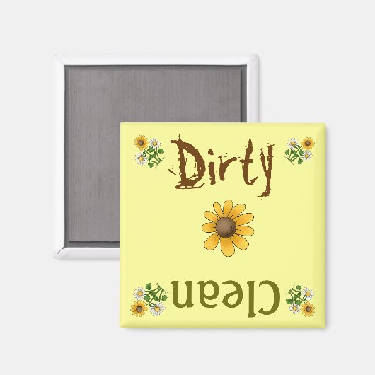 Daisies Magneet (Voorkant / Achterkant)