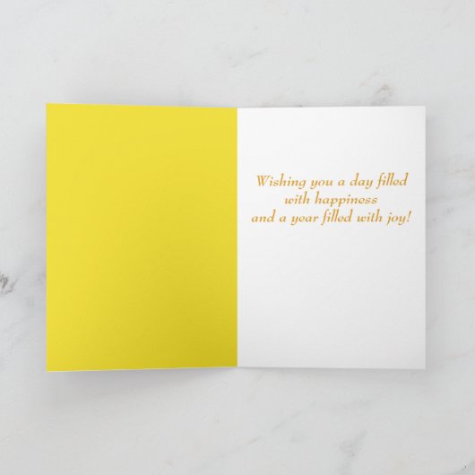 Daisies March Birth Flower Kaart (Binnen)