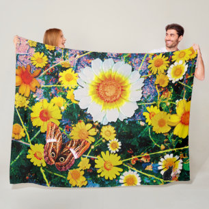 Daisies May Fleece Deken