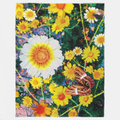 Daisies May Fleece Deken (Voorkant)