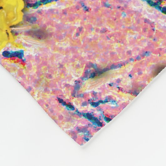 Daisies May Fleece Deken (Hoek)