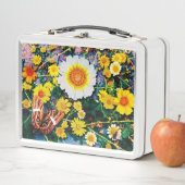 Daisies May Metal Lunchbox (In situ)