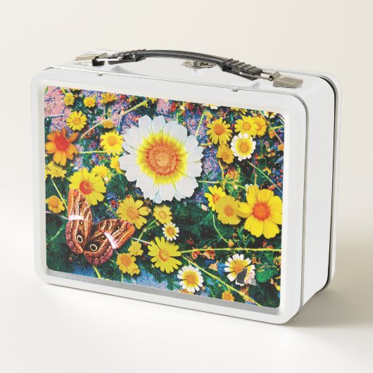 Daisies May Metal Lunchbox (Achterkant)