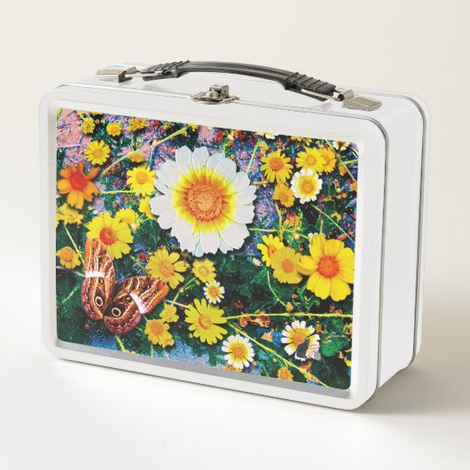 Daisies May Metal Lunchbox (Voorkant)