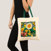 Daisies May Tote Bag (Voorkant (product))