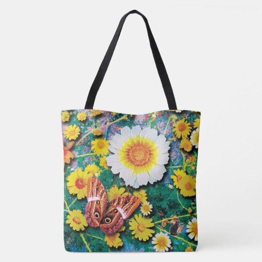Daisies May Tote Bag (Achterkant)