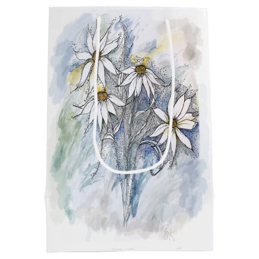 Daisies Medium Cadeauzakje (Achterkant)