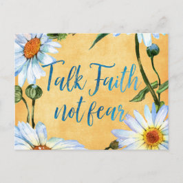 Daisies met geloof Quote Briefkaart