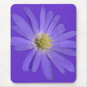 Daisies Mousepad Blue Flowers Computer Decor Muismat (Voorkant)