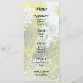 Daisies, Mums en Queen Anne's Lace Bouquet Menu (Voorkant)
