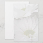 Daisies-Muted Floral Briefpapier (Voorkant / Achterkant)