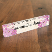 Daisies Naambordje (Zijkant)