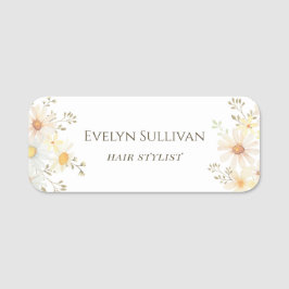 Daisies Name Tag