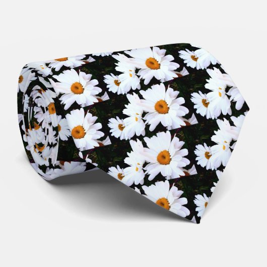 Daisies Necktie Stropdas (Opgerold)