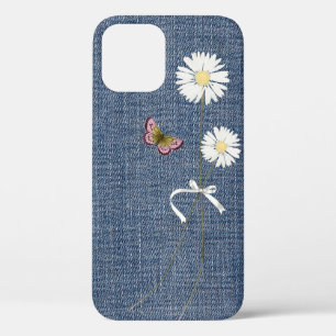 Daisies on Denim Hoesje-Mate iPhone Case