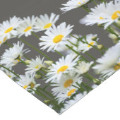 Daisies on Grey Korte Tafelloper (Hoek)