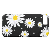 Daisies op Black Case-Mate iPhone Case (Achterkant (Horizontaal))