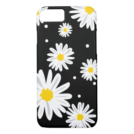 Daisies op Black Case-Mate iPhone Case (Achterkant)