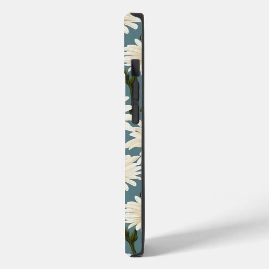 Daisies op blauw Case-Mate iPhone case (Achterkant / Links)