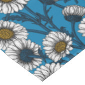 Daisies op blauw tafelkleed (Gekanteld)