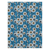 Daisies op blauw tafelkleed (Voorkant)