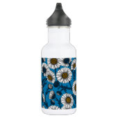 Daisies op blauw waterfles  (Rechts)