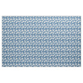 Daisies op blauwe achtergrond stof (Yard (91,4 cm))