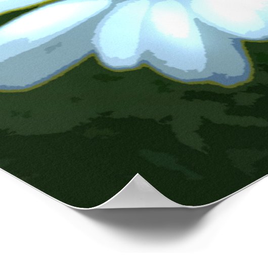 Daisies op de Pond Poster (Hoek)