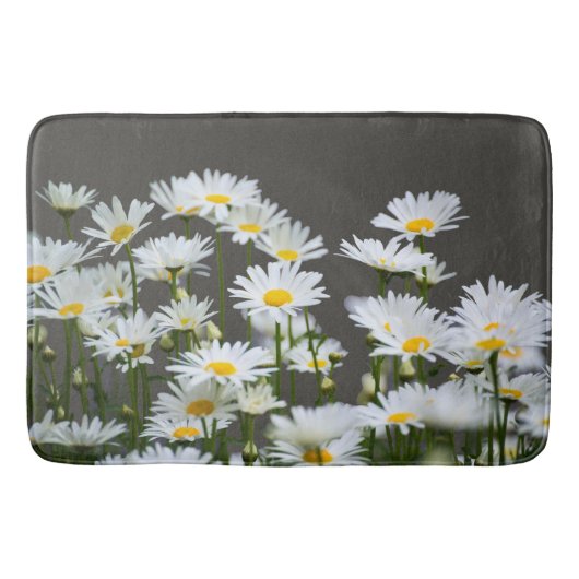 Daisies op Grey Badmat (Voorkant)