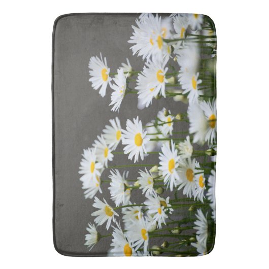 Daisies op Grey Badmat (Voorkant Verticaal)